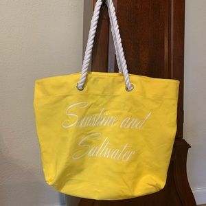 Sunshine and Saltwater beach bag